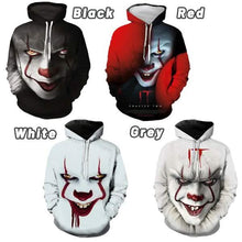Load image into Gallery viewer, 3D Printed The Dancing Clown Hooded Sweatshirt