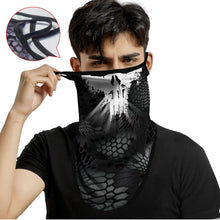 Load image into Gallery viewer, 3D Punisher Army Headband Sport Half Mask Face Cover Hunting Camping Bufandas Balaclava Bicycle Outdoor Balaclava Bandana UV Biker Cover Scarf Seamless Magic Headband Camouflage Neck Gaiter Face Cover Headwear Scarf Unisex Men Women Bandanas