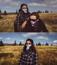 Load image into Gallery viewer, 3D Punisher Army Headband Sport Half Mask Face Cover Hunting Camping Bufandas Balaclava Bicycle Outdoor Balaclava Bandana UV Biker Cover Scarf Seamless Magic Headband Camouflage Neck Gaiter Face Cover Headwear Scarf Unisex Men Women Bandanas