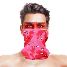 Load image into Gallery viewer, 3D Scarf Uniesx Men Women Bandanas Polyester Breathable Windproof Anti UV Neck Cover Camping Hiking Climbing Face Mask Headband Windproof Head Scarves Neck Warmer Cycling Camping Hiking Men Women Fashion Magic Scarves Turban Outdoor Headband Bandanas