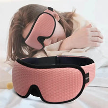 Load image into Gallery viewer, 3D Sleeping Mask 100% Blackout Blindfold Sleep Mask
