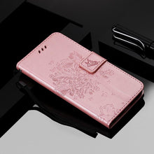Load image into Gallery viewer, 3D Tree Flip Leather Case For iPhone 13 12 Mini Phone Cover PU Leather Wallet Case with Card Holder Kickstand Wrist Strap Flip Cover for iPhone
