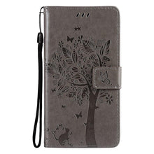 Load image into Gallery viewer, 3D Tree Flip Leather Case For iPhone 13 12 Mini Phone Cover PU Leather Wallet Case with Card Holder Kickstand Wrist Strap Flip Cover for iPhone