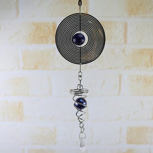 Load image into Gallery viewer, 3D Wind Chimes Sun Wind Spinner Metal Hanging Wind Bells Stainless Steel Chimes Church Indoor Outdoor Garden Porch Balcony Home Decoration Ornament Room Decor