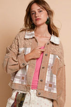 Load image into Gallery viewer, Women Retro Corduroy Jacquard Patchwork Button Up Jacket – Unique & Stylish Outerwear