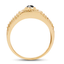 Load image into Gallery viewer, 0.20 Carat Genuine Black Diamond .925 Sterling Silver Ring
