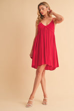 Load image into Gallery viewer, New Summer Ruched Plunge Mini Cami Dress For Women Chic & Flattering, Sculpted Fit, Plunging Romantic Neckline for Night Out & Special Events