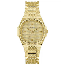Load image into Gallery viewer, Guess Women's Rebellious Gold Tone Analog
