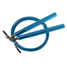 Load image into Gallery viewer, 3m High Speed Aerobic Steel Wire Skipping Rope Aluminum Handle Steel Wire Jump Rope Ball Bearing Skipping Rope With Aluminium Alloy Handle And Ball Bearing Tangle-Free Exercise Rope For Fat Burning Exercises Training Fitness