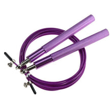 Load image into Gallery viewer, 3m High Speed Aerobic Steel Wire Skipping Rope Aluminum Handle Steel Wire Jump Rope Ball Bearing Skipping Rope With Aluminium Alloy Handle And Ball Bearing Tangle-Free Exercise Rope For Fat Burning Exercises Training Fitness