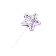 Load image into Gallery viewer, 3PCS Love Happy Birthday Cake Toppers Star Cupcake Toppers Cake Decorations Glitter Star Cupcake Picks White Cloud Toothpicks for Baby Shower Stars Cupcake Topper Flags For Wedding Kids Birthday Party Supplies Cake Decoration