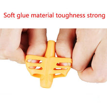 Load image into Gallery viewer, 3Pcs/Set Soft Silica Pencil Grasp Two-Finger Gel Pen Grips Children Writing Training Correction Tool Pens Holding for Kids Gifts Children's School Supplies Triangular Correction Children's Writing Tool