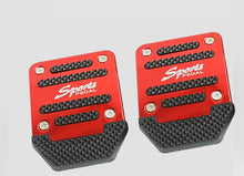 Load image into Gallery viewer, 3Pcs/Set Universal Aluminum Manual Transmission Non-Slip Car Pedal Cover Set Kit Pedals Red Blue Silver Car Vehicle Sports Accelerator Brake No Drill Non-Slip Performance Car Rest Pedal Brake Auto Sports Gas Fuel Petrol Clutch Brake Pad Auto Accessories