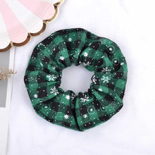 Load image into Gallery viewer, 4.38 Inch Fashion Christmas Scrunchie Elastic New Handmade Head Bands Hair Rope Ponytail Holder Headdress Ponytail Holder Accessories for Women