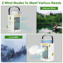 Load image into Gallery viewer, 4-in-1 Evaporative Air Cooler Water Mist Cooling Fan