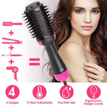 Load image into Gallery viewer, 4-in-1 Hair Dryer Volumizer Brush