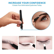 Load image into Gallery viewer, 4-in-1 Professional Stainless Steel Tweezers for Eyebrows