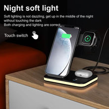 Load image into Gallery viewer, 4-in-1 Wireless Charging Stand with Night Light