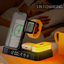 Load image into Gallery viewer, 4-in-1 Wireless Charging Station with LED Night Light