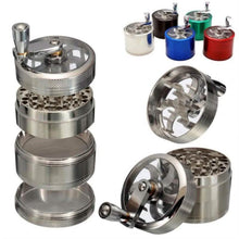 Load image into Gallery viewer, 4 Layer Tobacco Grinder Manual Metal Crusher