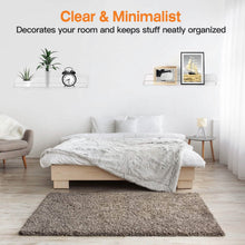 Load image into Gallery viewer, 4-Pack: 15 inches Clear Acrylic Floating Shelves with 2 Mounting Ways