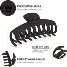 Load image into Gallery viewer, 4-Pack: Big Hair Claw Clips