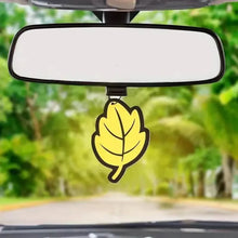 Load image into Gallery viewer, 4-Pack: Car Air Freshener Natural Scented Tea Paper Auto Hanging Vanilla Perfume Fragrance Leaf Shape