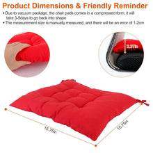 Load image into Gallery viewer, 4-Pack: Chair Cushion Pads Pillow