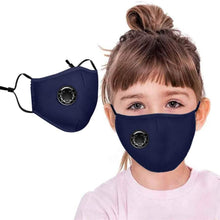 Load image into Gallery viewer, 4-Pack: Children's Seamless Reusable Washable Face Mask Bandanas with Breathing Valve