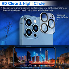 Load image into Gallery viewer, 4-Pack: Clear Screen and Camera Lens Protector Set