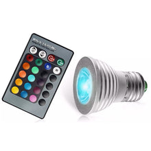 Load image into Gallery viewer, 4-Pack: Magic Light LED Light Bulb (E27 3W) with Remote - 16 Colors
