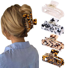 Load image into Gallery viewer, 4-Pack: MagicSky Hair Claw Clips