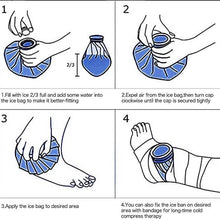Load image into Gallery viewer, 4-Pack: Reusable Ice Pack Hot Water Bag