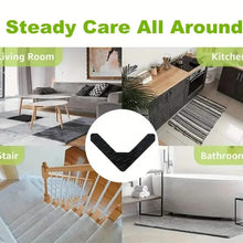 Load image into Gallery viewer, 4-Pack: Reusable Non-Slip Carpet Rug Stickers