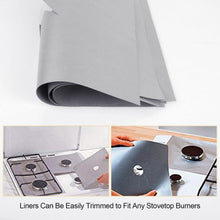 Load image into Gallery viewer, 4-Pack: Reusable Nonstick Overtop Burner Protector Liner