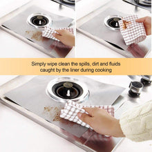 Load image into Gallery viewer, 4-Pack: Reusable Nonstick Overtop Burner Protector Liner