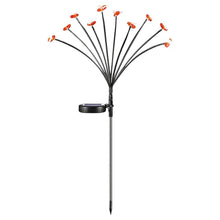 Load image into Gallery viewer, 4-Pack: Solar Powered Stake Bee Light 2 Lighting Mode Lifelike Firefly
