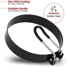 Load image into Gallery viewer, 4-Pack: Stainless Steel Egg Cooking Ring