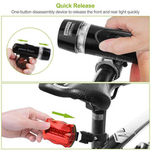 Load image into Gallery viewer, 4-Pack: Universal Front Rear Bike Light Set