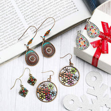 Load image into Gallery viewer, 4-Pair: Bohemian Vintage Dangle Earrings