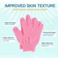 Load image into Gallery viewer, 4-Pairs: Exfoliating Gloves - Premium Scrub Wash Mitt for Bath or Shower