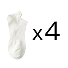Load image into Gallery viewer, 4 Pairs Fashion Socks New Spring Cotton Non-Slip No-Show Boat Socks Novelty Girls Cute Heart Embroidery Casual Funny Ankle Socks Pack For Women