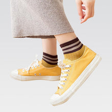Load image into Gallery viewer, 4 Pairs Fashion Socks New Spring Cotton Non-Slip No-Show Boat Socks Novelty Girls Cute Heart Embroidery Casual Funny Ankle Socks Pack For Women