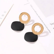 Load image into Gallery viewer, 4-Pairs: Women's Holiday Chrome Geometric Ball Earrings