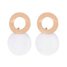 Load image into Gallery viewer, 4-Pairs: Women's Holiday Chrome Geometric Ball Earrings