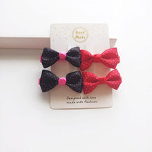 Load image into Gallery viewer, 4 PCS New Cute Classic All-match Small Bowknot Girls Hair Clips Kids Hairpins Children Hair Accessories Princess Headwear Fashion Hairgrips Accessories For Party