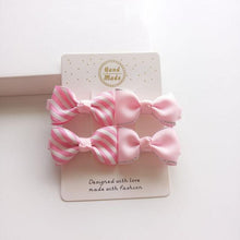 Load image into Gallery viewer, 4 PCS New Cute Classic All-match Small Bowknot Girls Hair Clips Kids Hairpins Children Hair Accessories Princess Headwear Fashion Hairgrips Accessories For Party