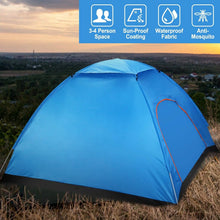 Load image into Gallery viewer, 4 Persons Camping Waterproof Tent