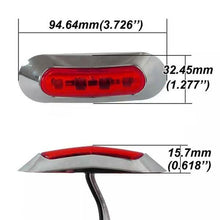 Load image into Gallery viewer, 4-Piece: 12V-24V 4 LED Side Marker Indicator Lights