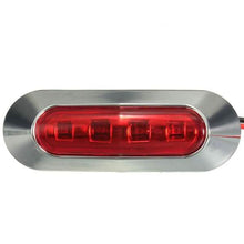 Load image into Gallery viewer, 4-Piece: 12V-24V 4 LED Side Marker Indicator Lights